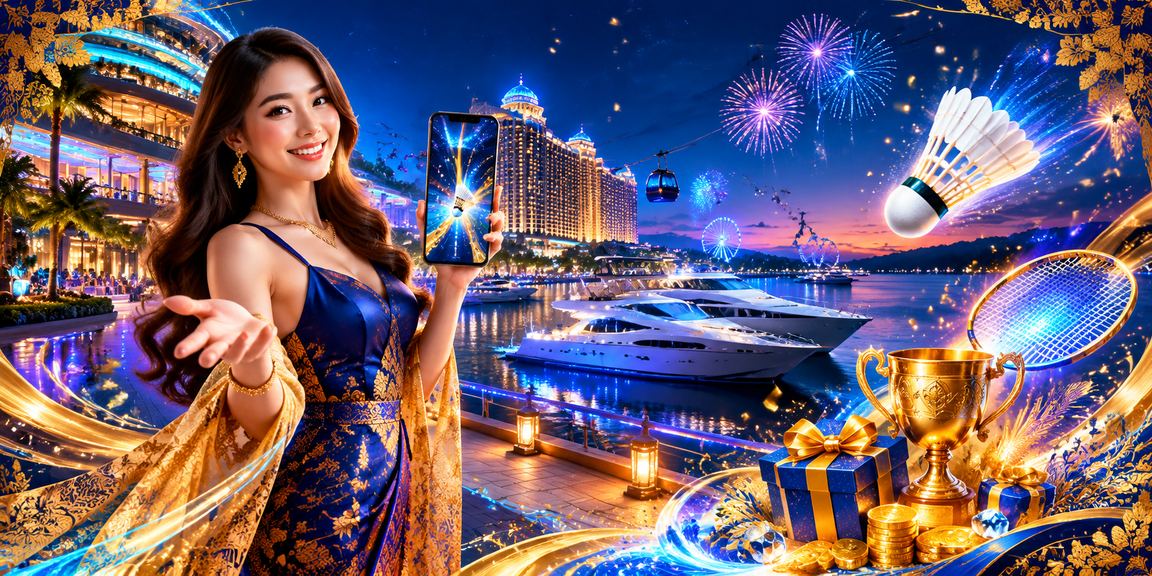Paparan aplikasi kasino mudah alih bertemakan batik di Genting Highlands