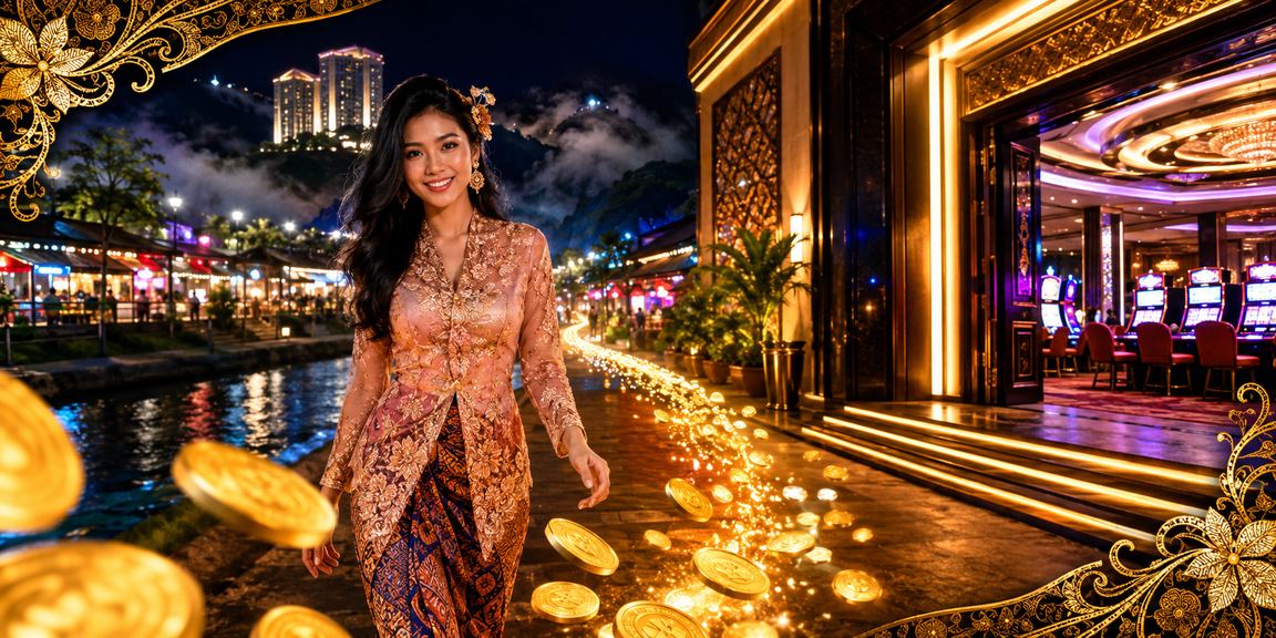 Suasana hiburan kasino bertemakan batik di Genting Highlands Malaysia