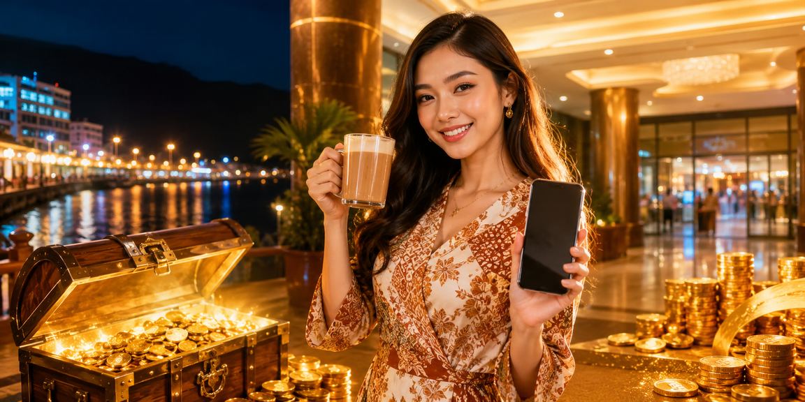 Pemain mengakses kasino mudah alih dan jackpot slot di Malaysia